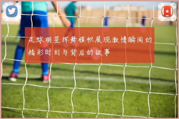 足球明星挥舞旗帜展现激情瞬间的精彩时刻与背后的故事